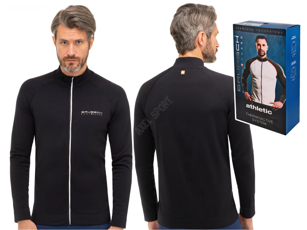 Bluza męska BRUBECK ATHLETIC Thermo czarna XXL