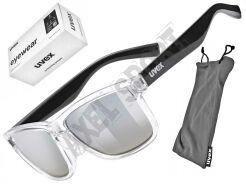 Okulary dziecięce przeciwsłoneczne Uvex LGL 39 clear black/smoke deg. S3