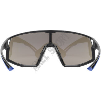 Okulary rowerowe przeciwsłoneczne UVEX Skyryse black matt/mirror blue (S3) - 5