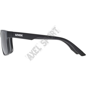 Okulary rowerowe UVEX Poise P black matt/mirror silver (S3) - 4