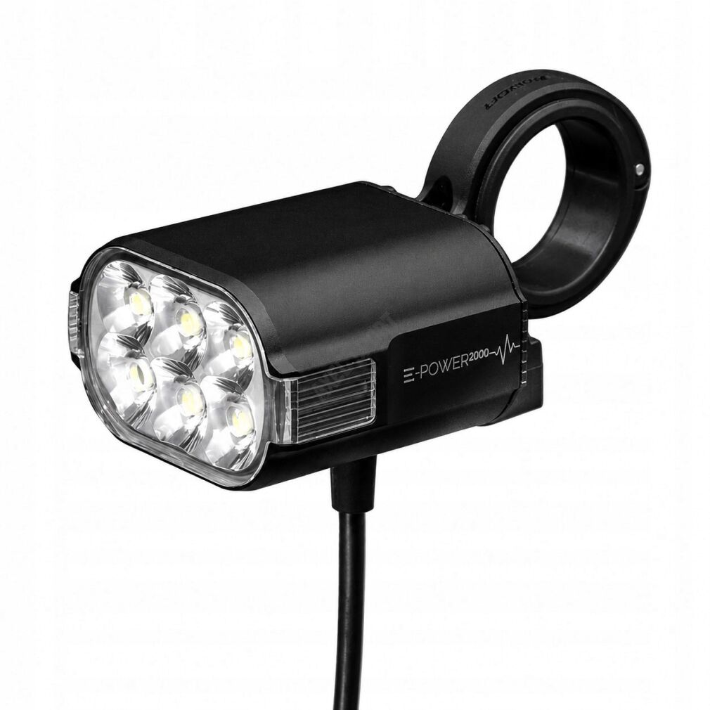 Lampka Rowerowa Przednia MOON E-Power 2000lm 5-12V do E-bike