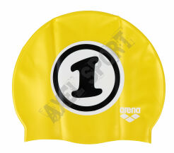 Czepek do pływania na basen ARENA POOL PRIMULA - żółta kula bilardowa