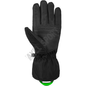 Rękawice zimowe REUSCH Snow King black/neon green - 3