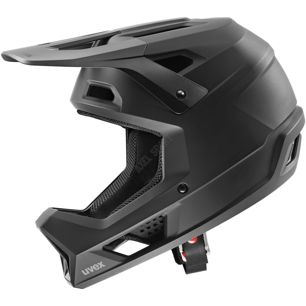 Kask rowerowy full face UVEX RAVAGE black rhino matt