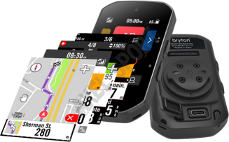 Komputer rowerowy GPS Navi BRYTON Rider S500T (kadencja, tętno, prędkość) - 9