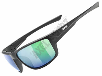 Okulary rowerowe UVEX Sportstyle 230 black matz green S3 - 2