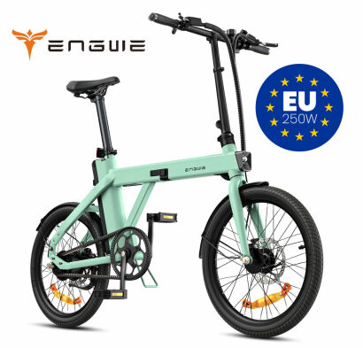Rower elektryczny składany ENGWE P20 zielony 250W