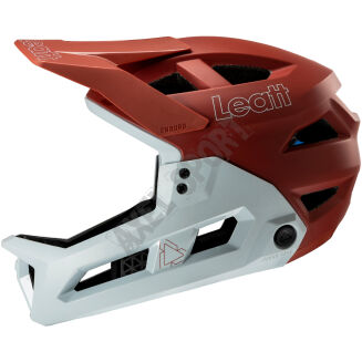 Kask rowerowy (z wypinaną szczęką) LEATT MTB Enduro 2.0 Lava Red - 2