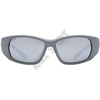 Okulary dziecięce przeciwsłoneczne UVEX Sportstyle 514 grey matt S3 - 2