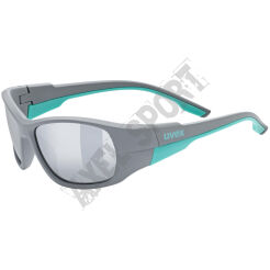 Okulary dziecięce przeciwsłoneczne UVEX Sportstyle 514 grey matt S3
