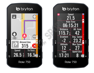 Licznik nawigacja komputer GPS BRYTON Rider 750E - 19