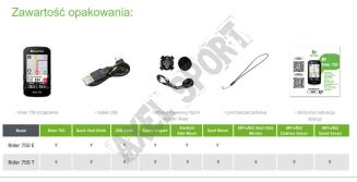 Licznik nawigacja komputer GPS BRYTON Rider 750E - 7