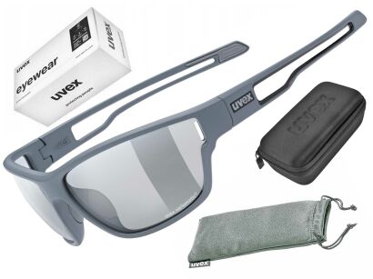 Okulary fotochromowe UVEX Sportstyle 806 Vario grey mat S1-S3