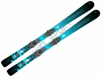 Narty HEAD Super Joy SW SLR black/blue + wiązania JOY 11 GW - 2