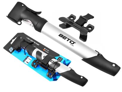 POMPKA ROWEROWA BETO CLD-023G z manometrem ALU DOUBLE