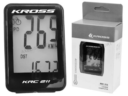 Licznik rowerowy KROSS KRC 211W przewodowy 11F