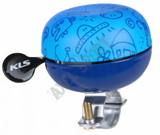 Dzwonek rowerowy Kellys BELL 60 - doodles niebieski (blue) - 2