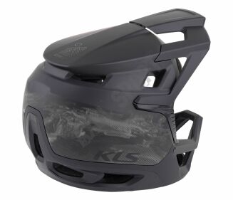 Kask rowerowy z gardą MTB full-face Kellys CRUX black - 2