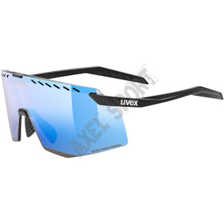 Okulary rowerowe UVEX Pace Stage CV black matt (mirror blue) S2 - 2