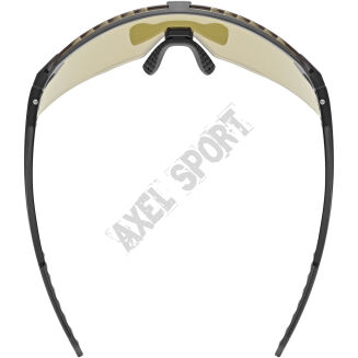 Okulary rowerowe UVEX Pace Stage CV black matt (mirror blue) S2 - 4