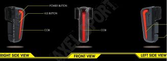 Lampka rowerowa tylna MOON CERBERUS  LED 150 LM - 10