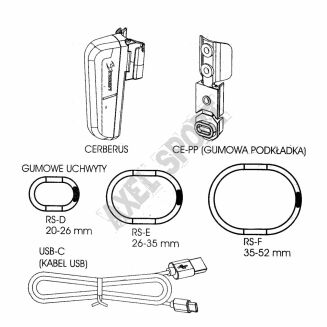 Lampka rowerowa tylna MOON CERBERUS  LED 150 LM - 8