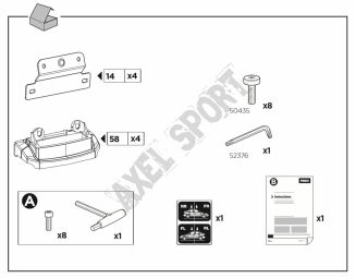 Zestaw dopasowujący (Kit) THULE 3166 Fixpoint XT / HONDA CR-V - 2