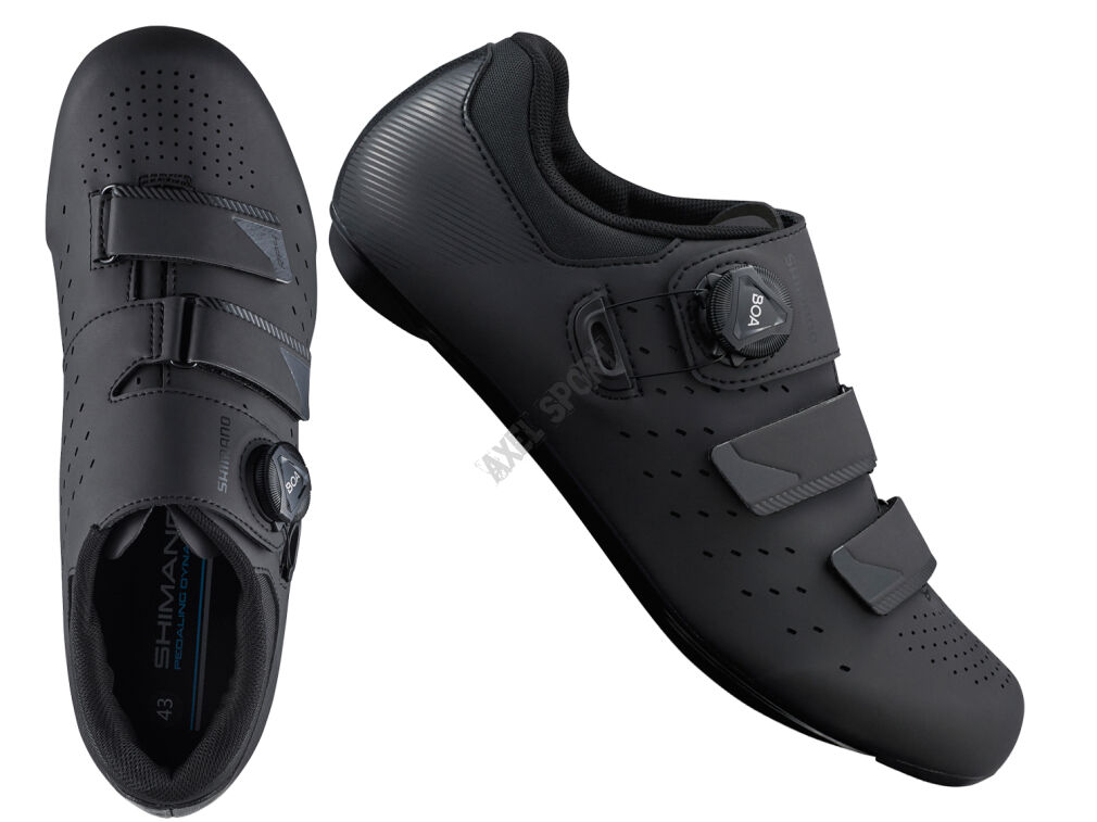 Buty SPD szosowe rowerowe SHIMANO SH-RP400SL1 - czarne - 2019