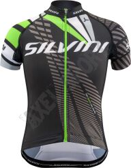 Koszulka rowerowa dziecięca SILVINI Team (CD1435) black-green