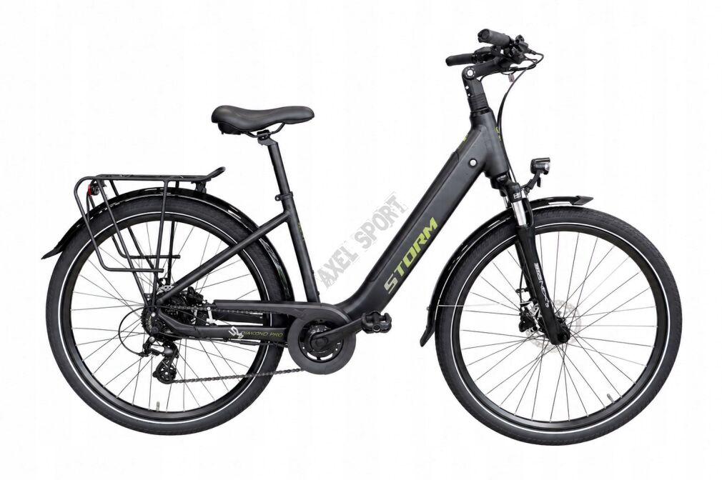 Rower elektryczny miejski STORM E-Diamond PRO Lady (27,5'') R17 czarny