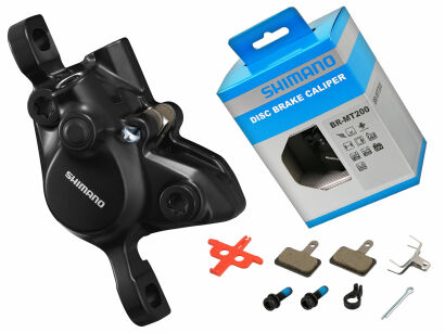 Zacisk hamulca hydrauliczny Shimano BR-MT200 + okładziny