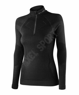 Bluza damska Brubeck Extreme Merino czarna XL - 4