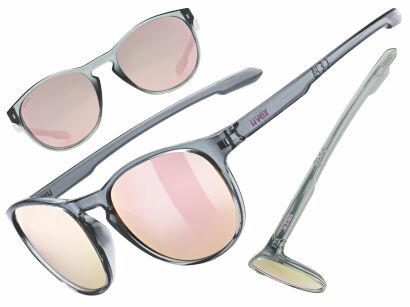 Okulary rowerowe UVEX LGL 53 smoke (mirror pink) S3