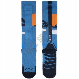 Skarpety narciarskie BUFF MERINO socks royal blue - 3