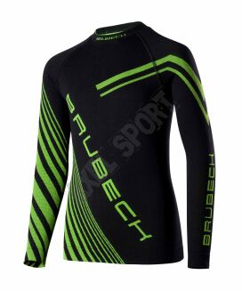 Komplet piłkarski z czapką BRUBECK DRY JUNIOR neon green 152/158 - 2