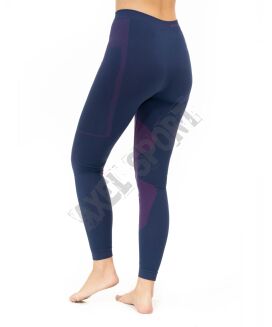 Legginsy damskie Brubeck Dry LE1326W jeansowy/fiolet M - 3