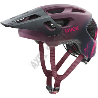 Kask rowerowy fullface UVEX React JR cranberry matt 52-56cm - 5