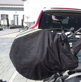 Pokrowiec rowerowy na tylne koło z bagażnikiem i napędem OXFORD - 3