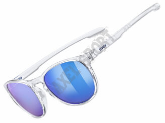 Okulary rowerowe UVEX LGL 53 clear (mirror blue) S3 - 2