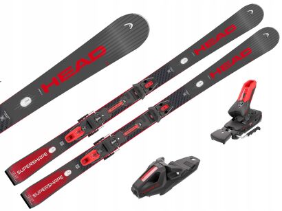 Narty HEAD Supershape e-Rally SW + wiązania PROTECTOR EVO PR 13GW