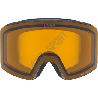 Gogle narciarskie UVEX Ignite LG (black matt) yellow clear (S1) - 2