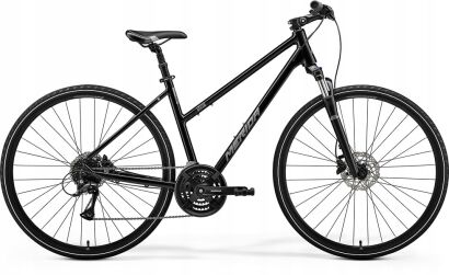 Rower damski MERIDA Crossway 20 LADY (28'') Black (silver) L