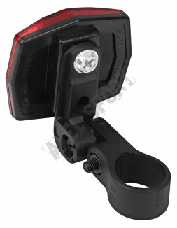 ODBLASK ROWEROWY TYLNY CZERWONY TRAPEZ DŁ (22,2mm) - 2