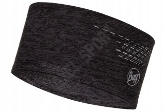 Opaska sportowa odblaskowa BUFF DRYFLX HEADBAND SOLID black - 2