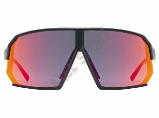 Okulary rowerowe sportowe Uvex Sportstyle 237 black/red S2 - 2