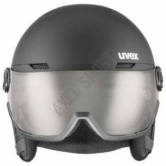 Kask narciarski UVEX Wanted Visor Vario Black - 2