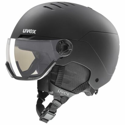 Kask narciarski UVEX Wanted Visor Vario Black