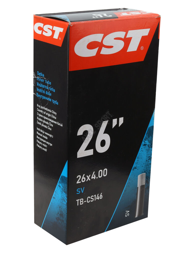 Dętka rowerowa CST 26x4,0 SV/AV TB-CS146 / Fiido Titan