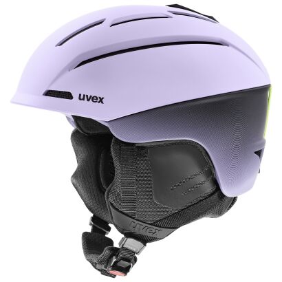 Kask narciarski UVEX Gravitate lavender-graduate black matt 55-59 cm