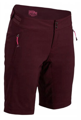 Spodenki rowerowe damskie SILVINI Patria plum